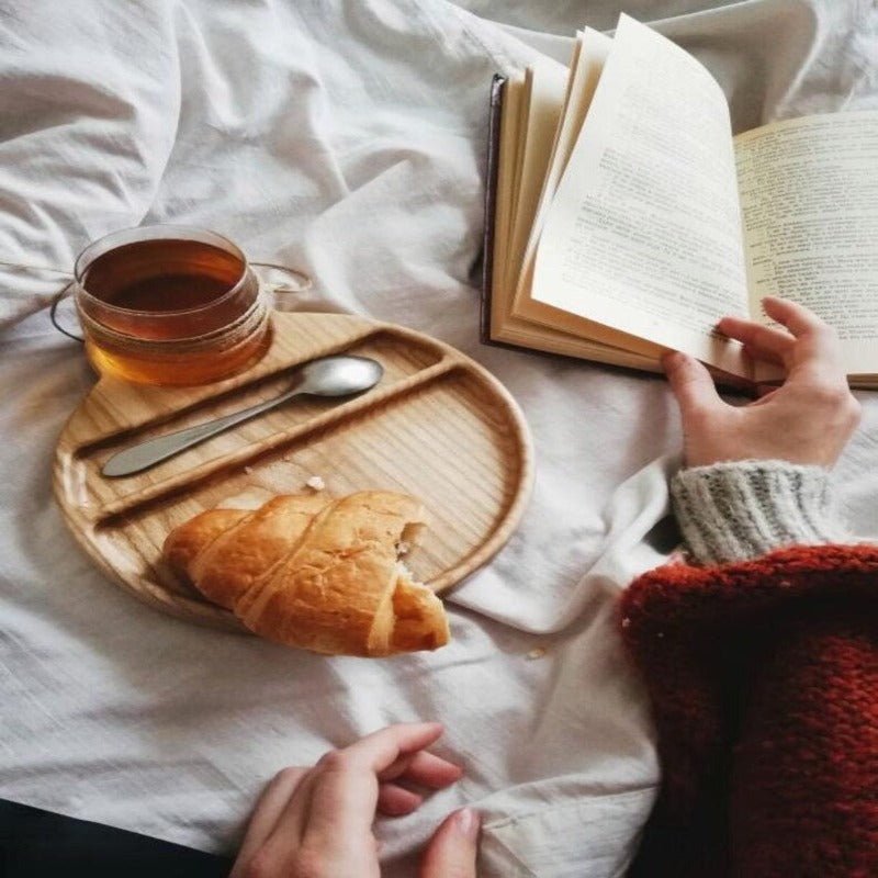 Cup and Spoon Wooden Food Tray | kitchen item | Waseeh Pakistan
