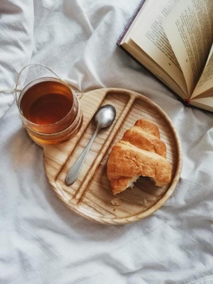 Cup and Spoon Wooden Food Tray | kitchen item | Waseeh Pakistan