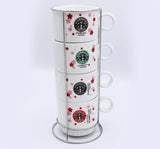 Starbucks Cup tower- 4 Pcs - waseeh.com