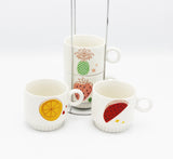 Fruits Cup Tower - 4 Pcs - waseeh.com