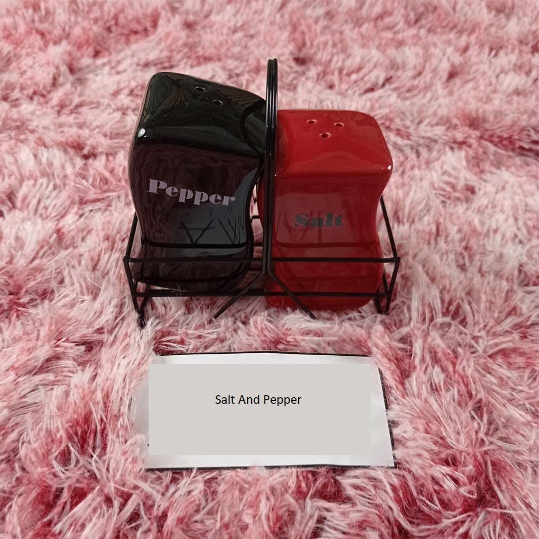 Curvy Glouch Salt &amp; Pepper | kitchen item | Waseeh Pakistan