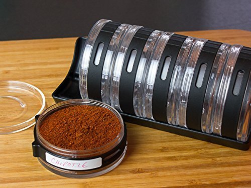 Cylindra Rotary Spice Rack (Set of 6) | kitchen item | Waseeh Pakistan