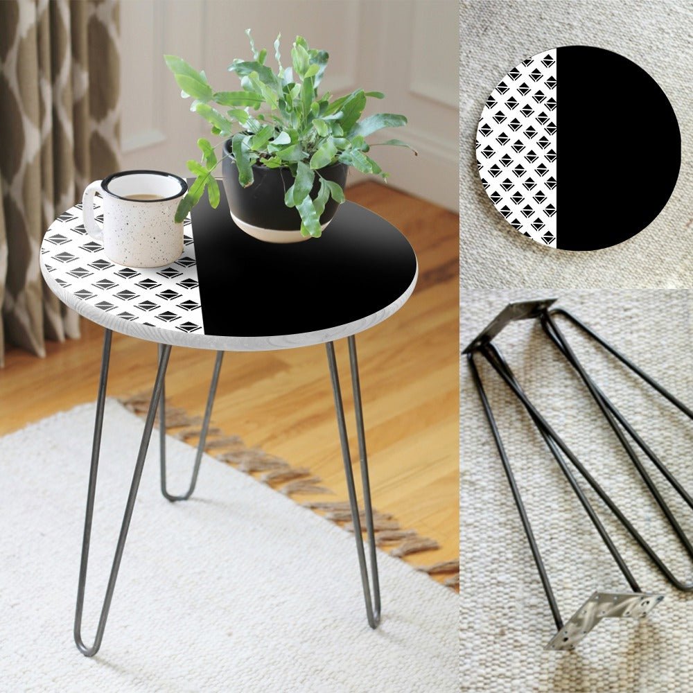 Damru Mist Living Coffee Lounge Center Side Hairpin Table | Furniture | Waseeh Pakistan