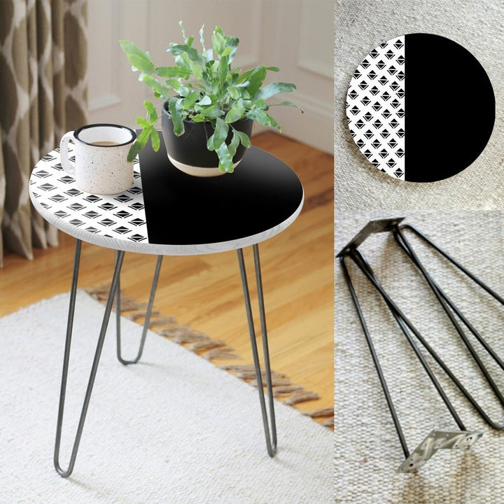 Damru Mist Living Coffee Lounge Center Side Hairpin Table | Furniture | Waseeh Pakistan