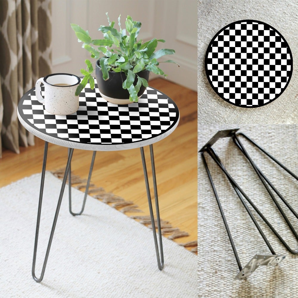 Damru Mist Living Coffee Lounge Center Side Hairpin Table | Furniture | Waseeh Pakistan