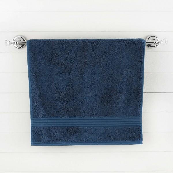 Dark Blue Egyptian Cotton Bath Towel - Single | Home Décor | Waseeh Pakistan