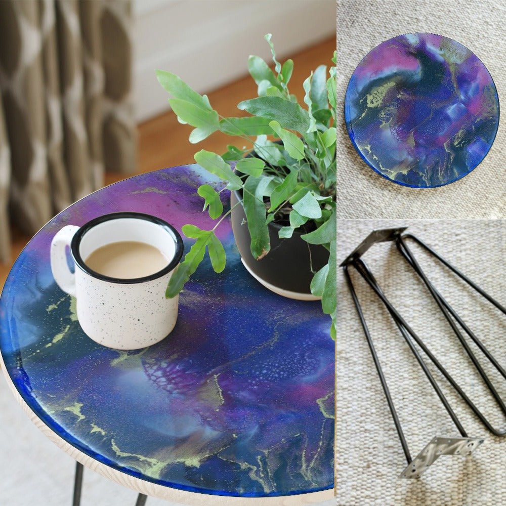Dark Hole Living Lounge Bedroom Hairpin Side Center Table | Furniture | Waseeh Pakistan