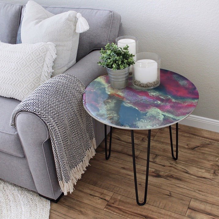 Dark Hole Living Lounge Bedroom Hairpin Side Center Table | Furniture | Waseeh Pakistan