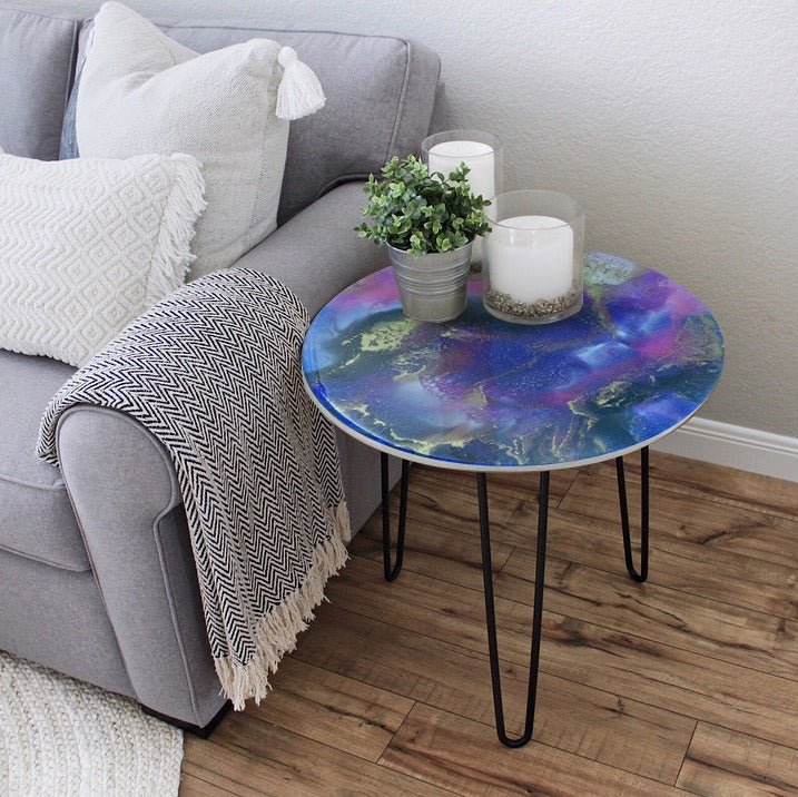 Dark Hole Living Lounge Bedroom Hairpin Side Center Table | Furniture | Waseeh Pakistan