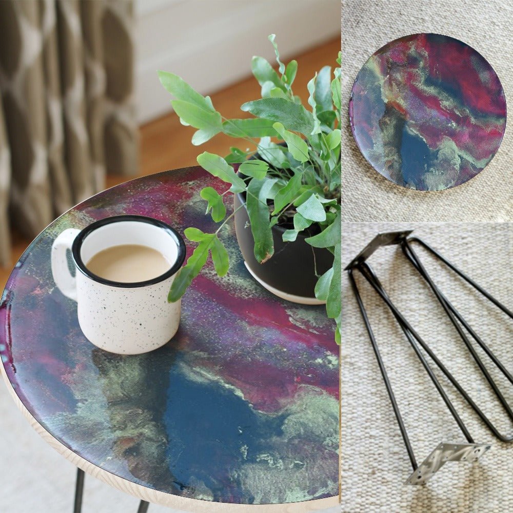 Dark Hole Living Lounge Bedroom Hairpin Side Center Table | Furniture | Waseeh Pakistan