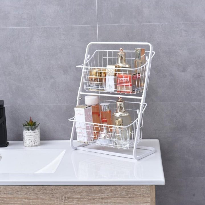 Dazzled Metal Storage Organizer Basket | kitchen item | Waseeh Pakistan
