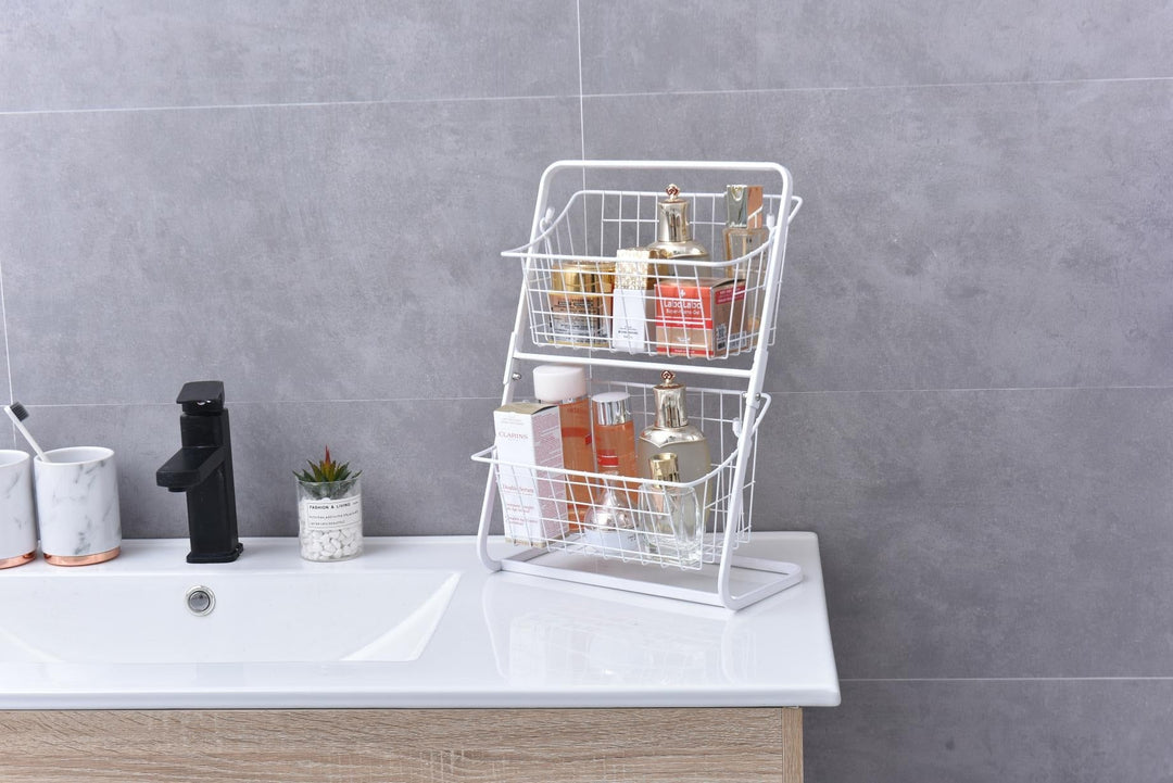 Dazzled Metal Storage Organizer Basket | kitchen item | Waseeh Pakistan