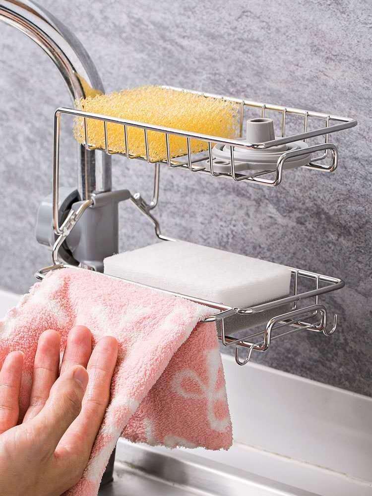 Dazzling Metal Faucet Rack | kitchen item | Waseeh Pakistan