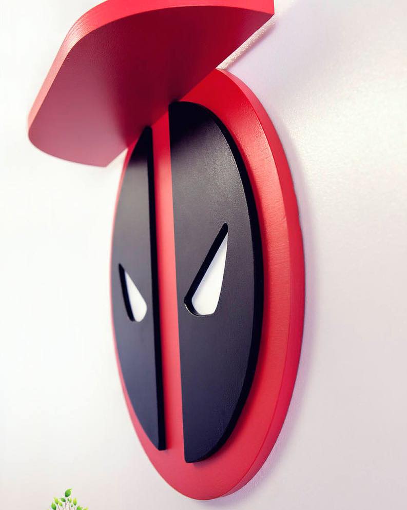 Dead Pool Marvel Kids Bedroom Floating Organizer Shelve | Furniture | Waseeh Pakistan