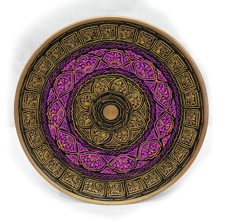 Decoration Plate in Nakshi Art - 10" | Wooden Handy Crafts | Waseeh Pakistan