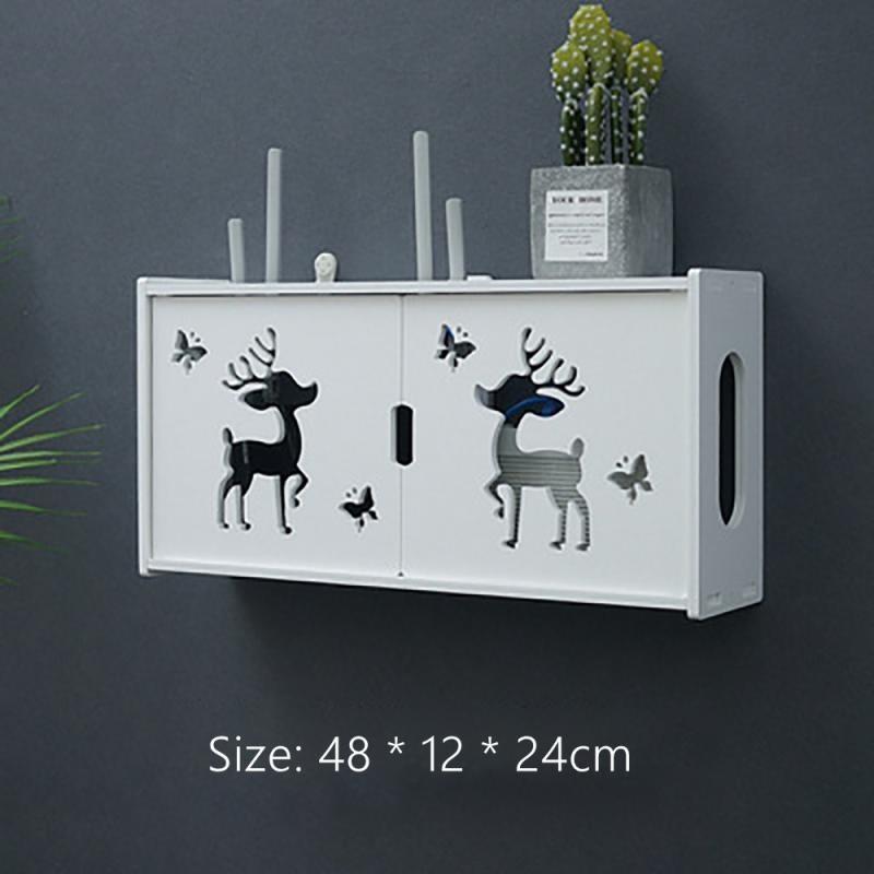 Deer Lounge Wifi Devices Floating Organizer Shelve Decor | Furniture | Waseeh Pakistan