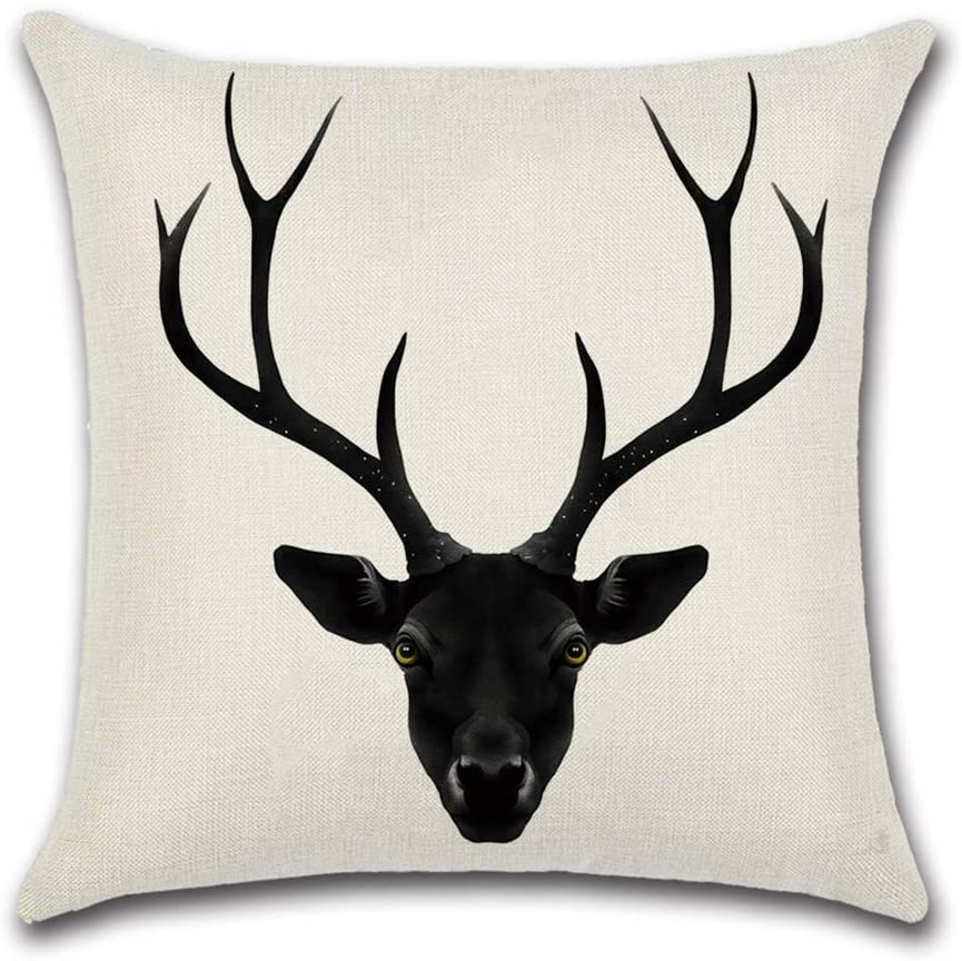 Deer Silhouette Cushion Covers ( Pack of 4 ) | Home Décor | Waseeh Pakistan