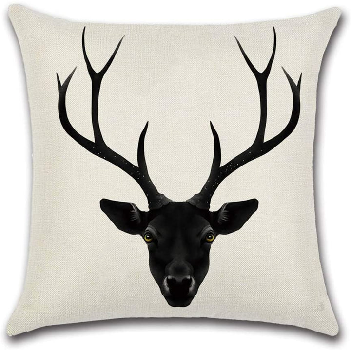 Deer Silhouette Cushion Covers ( Pack of 4 ) | Home Décor | Waseeh Pakistan
