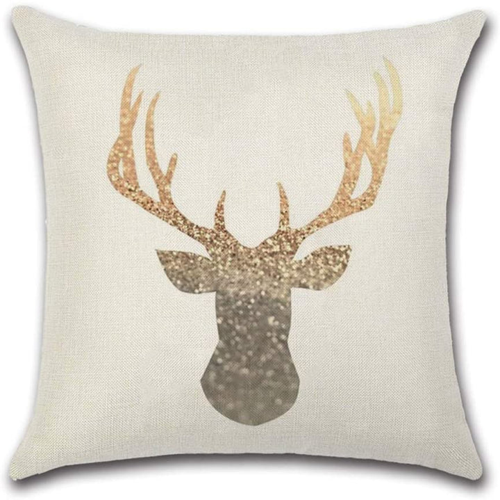 Deer Silhouette Cushion Covers ( Pack of 4 ) | Home Décor | Waseeh Pakistan