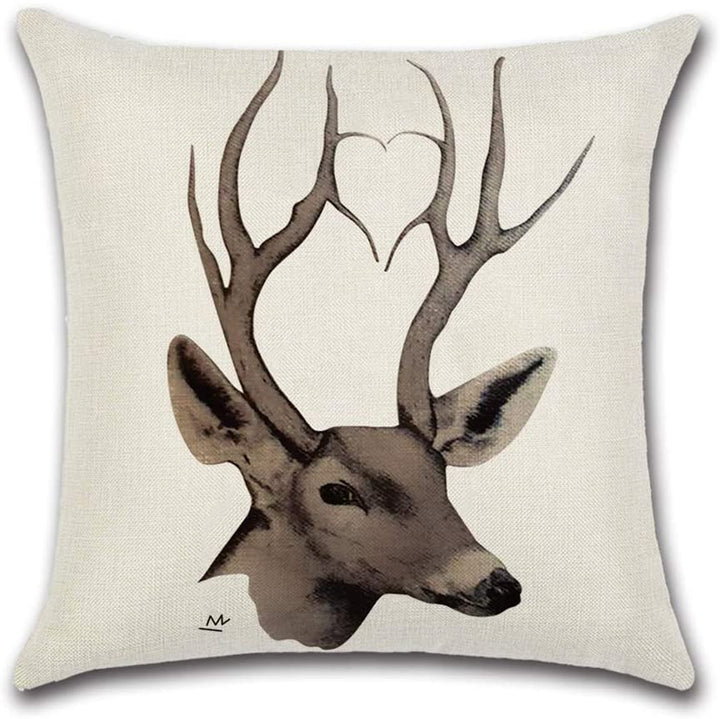 Deer Silhouette Cushion Covers ( Pack of 4 ) | Home Décor | Waseeh Pakistan