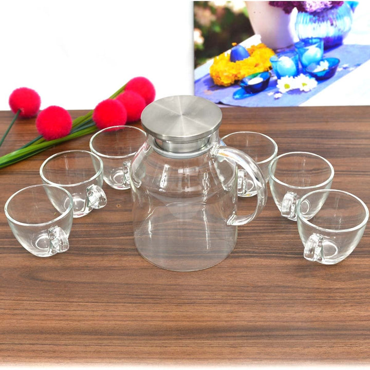 Deli Glassware Kahwa-Tea Set | kitchen item | Waseeh Pakistan