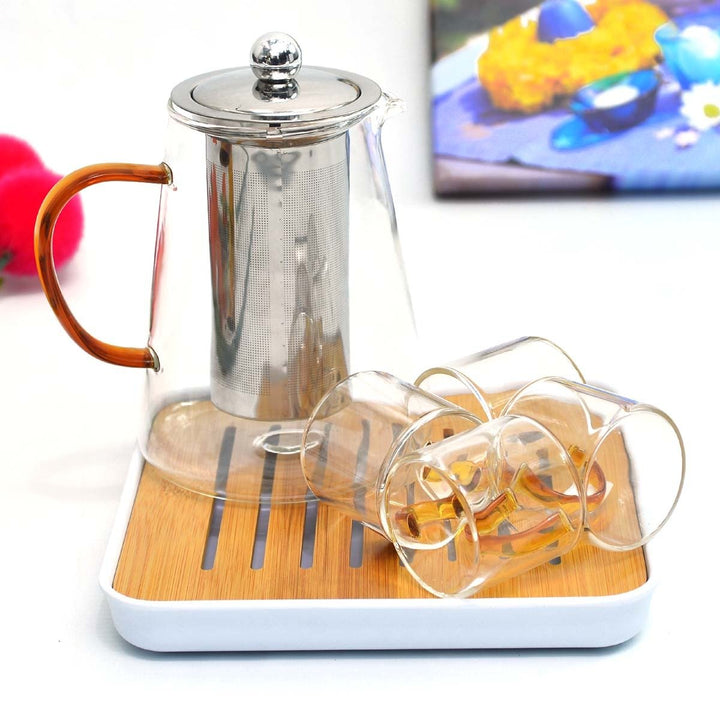 Deli Glassware Kahwa-Tea Set | kitchen item | Waseeh Pakistan