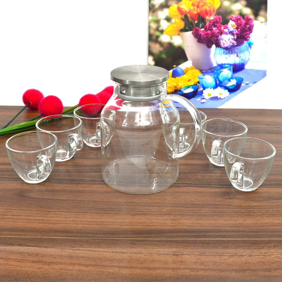 Deli Glassware Kahwa-Tea Set | kitchen item | Waseeh Pakistan