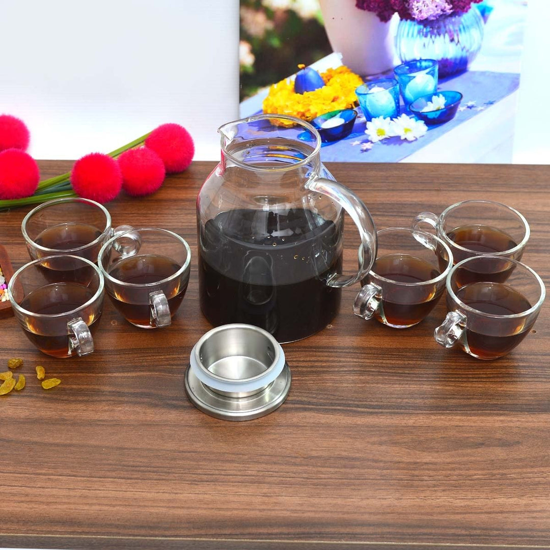 Deli Glassware Kahwa-Tea Set | kitchen item | Waseeh Pakistan