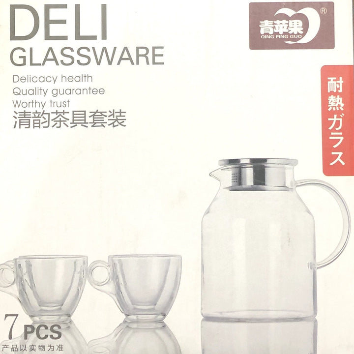 DELI Glassware Teapot Set | kitchen item | Waseeh Pakistan