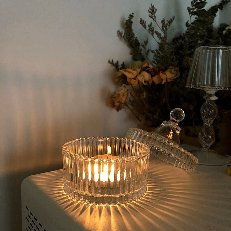 DELISOGA Aesthetic Crystal Storage Jar | Home Décor | Waseeh Pakistan