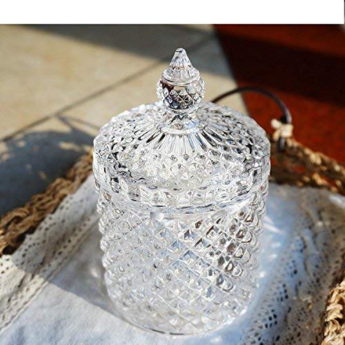 DELISOGA Aesthetic Crystal Storage Jar | Home Décor | Waseeh Pakistan
