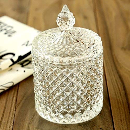 DELISOGA Aesthetic Crystal Storage Jar | Home Décor | Waseeh Pakistan
