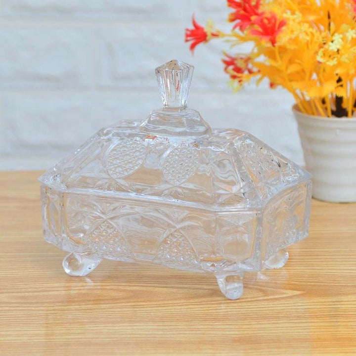 DELISOGA Aesthetic Crystal Storage Jar | Home Décor | Waseeh Pakistan