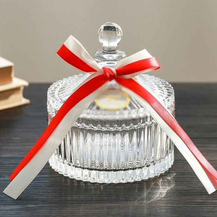 DELISOGA Aesthetic Crystal Storage Jar | Home Décor | Waseeh Pakistan