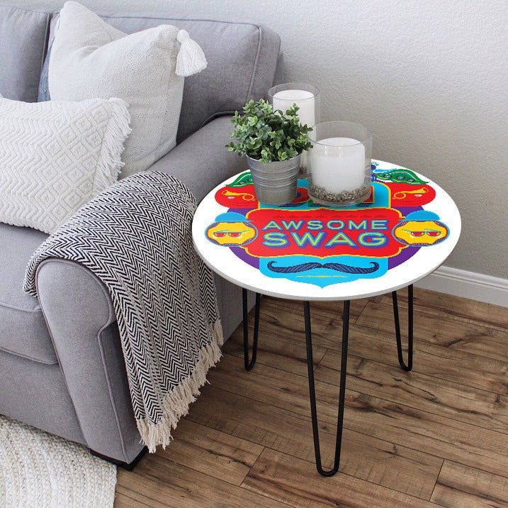 Desi Swag Living Lounge Center Coffee Sofa Side Hairpin Table | Furniture | Waseeh Pakistan