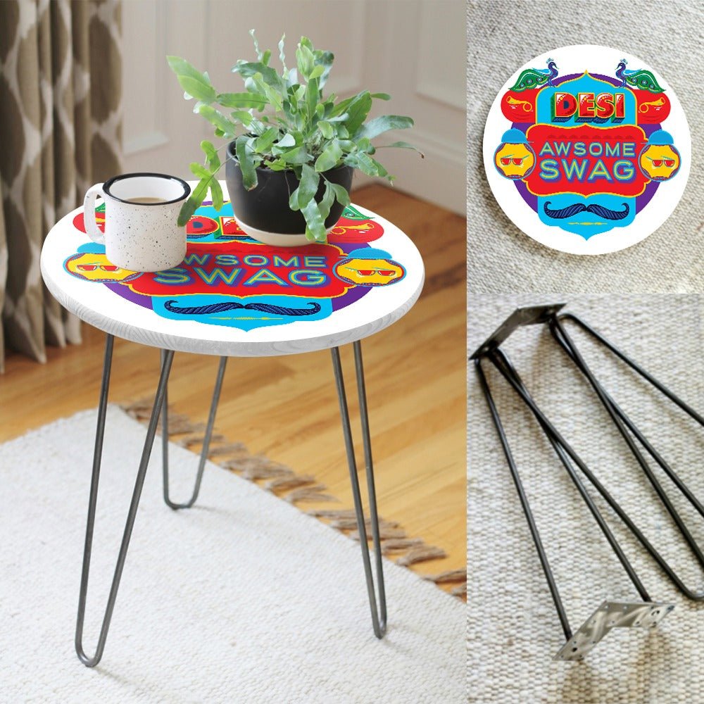Desi Swag Living Lounge Center Coffee Sofa Side Hairpin Table | Furniture | Waseeh Pakistan