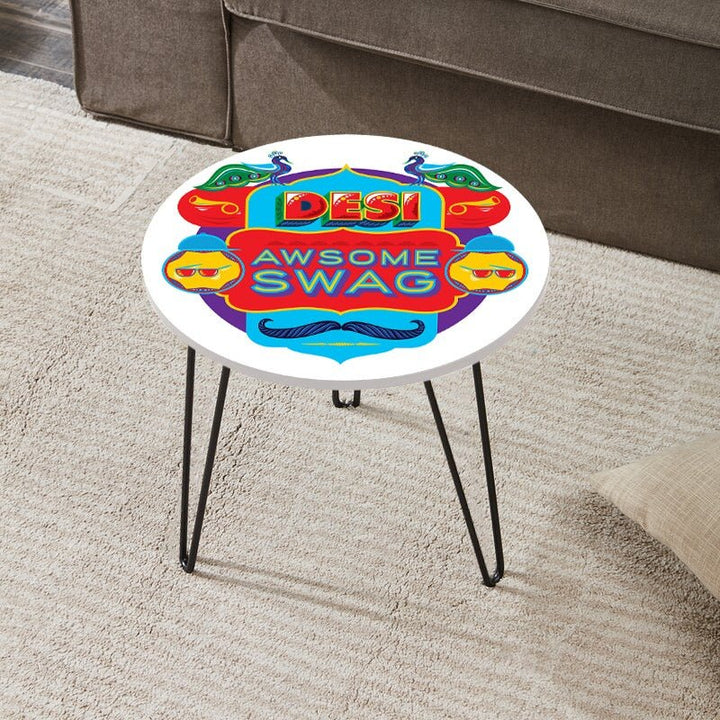Desi Swag Living Lounge Center Coffee Sofa Side Hairpin Table | Furniture | Waseeh Pakistan