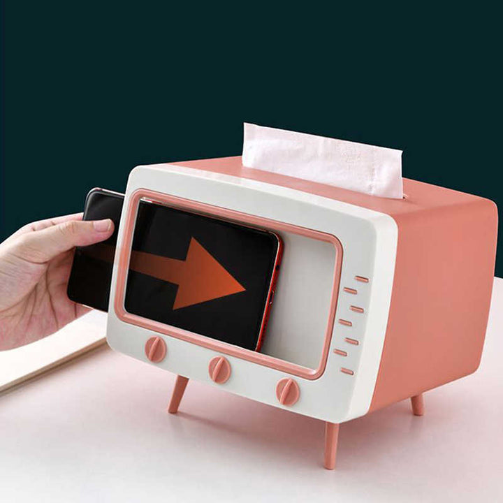 Desktop TV Tissue Box | Home Décor | Waseeh Pakistan