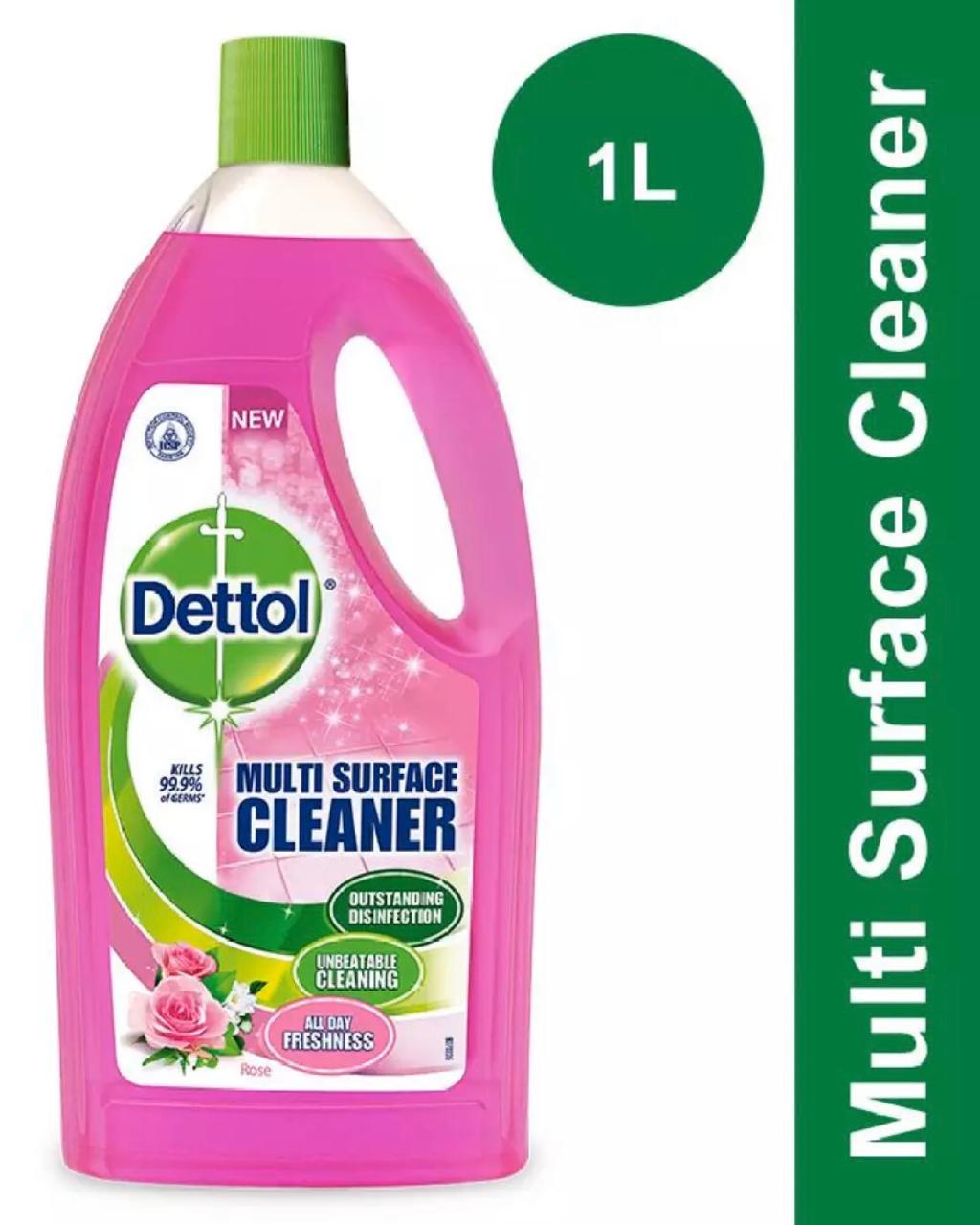 Dettol Multi Surface Cleaner 1 Liter-Rose | Mix &amp; Match | Waseeh Pakistan