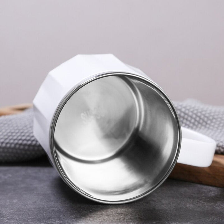 Diamond Cut Wide Lines Insulated Mug | kitchen item | Waseeh Pakistan