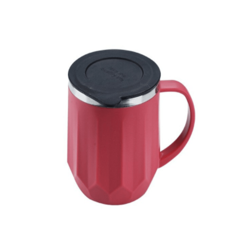 Diamond Cut Wide Lines Insulated Mug | kitchen item | Waseeh Pakistan