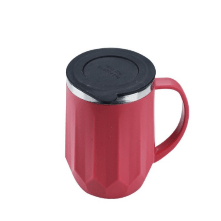 Diamond Cut Wide Lines Insulated Mug | kitchen item | Waseeh Pakistan