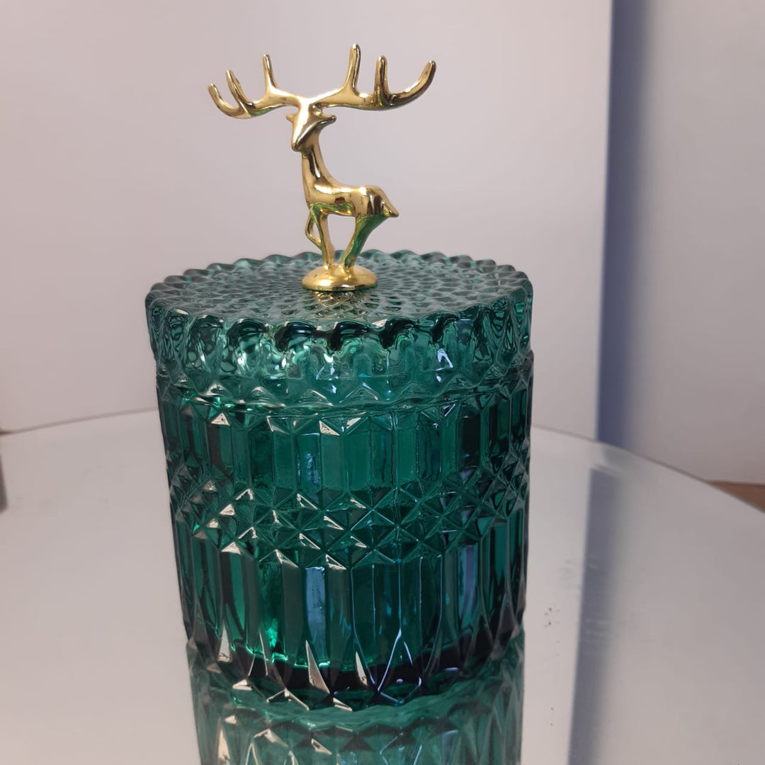 Diamond Deer Candy Jar | Home Décor | Waseeh Pakistan