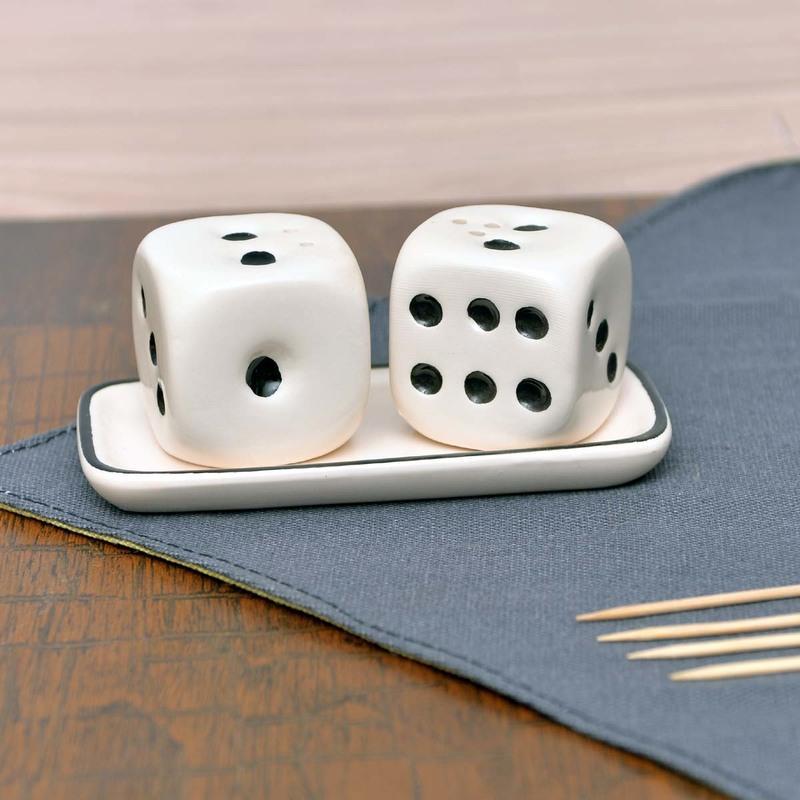 Dice Shaped Salt &amp; Pepper Set | kitchen item | Waseeh Pakistan