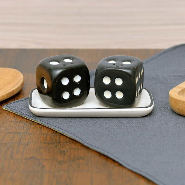 Dice Shaped Salt &amp; Pepper Set | kitchen item | Waseeh Pakistan