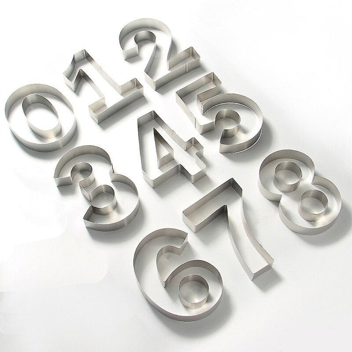Digital Cookie Cutter (Pack of 9) | kitchen item | Waseeh Pakistan