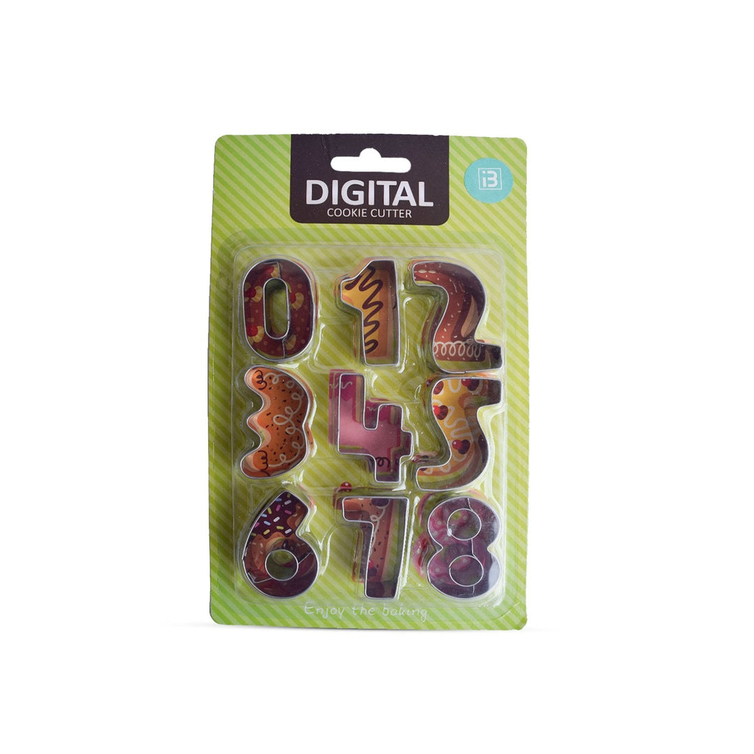 Digital Cookie Cutter (Pack of 9) | kitchen item | Waseeh Pakistan