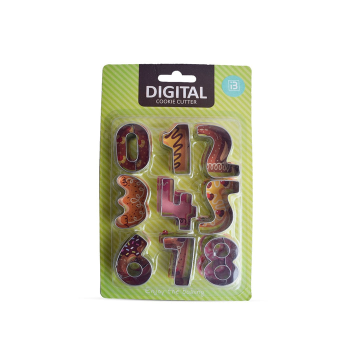 Digital Cookie Cutter (Pack of 9) | kitchen item | Waseeh Pakistan
