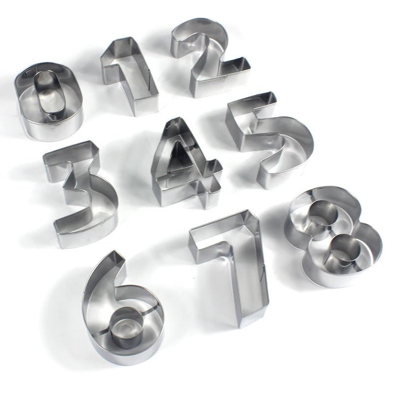 Digital Cookie Cutter (Pack of 9) | kitchen item | Waseeh Pakistan