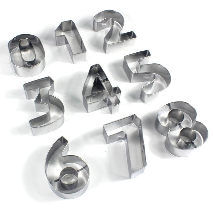 Digital Cookie Cutter (Pack of 9) | kitchen item | Waseeh Pakistan